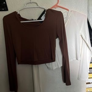 - Two Fashionnova hooded tops